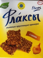Льняные Хрустящие Крекеры "С Луком" Флаксы "Компас Здоровья" 150г